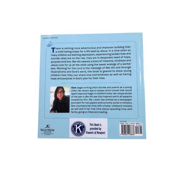 Bee His Becoming God's Worker Bee Gem Lieser Signed Paperback Like New Christian - Picture 2 of 4